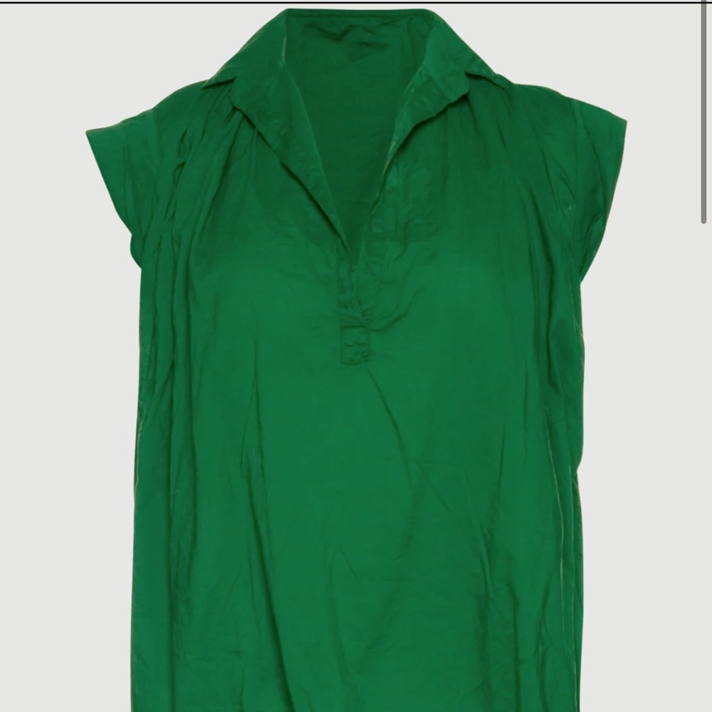 A Shirt Thing Kelly Green Logan Cabo Top